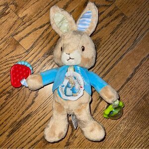 Peter Rabbit Plush Beatrix Potter Bunny Kids Preferred Baby Activity Toy Gift